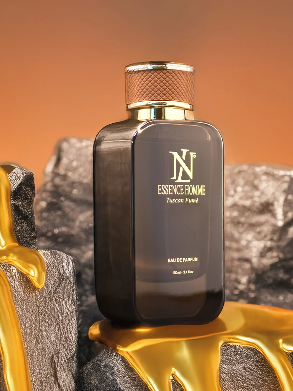 LN Essence 100ml bottle rocks gold
