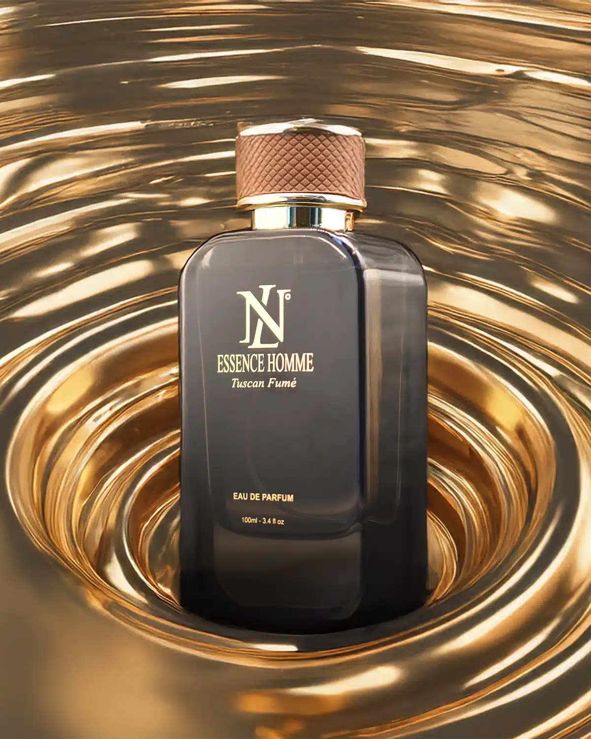 LN Essence 100ml bottleliquid gold ripples