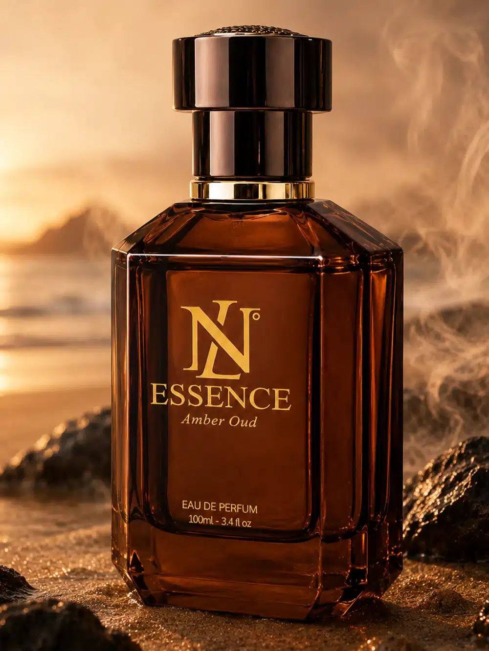 LN Essence Amber Oud 100ml - Smoke